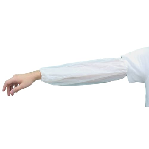 Polyethylene arm Sleeve 18” - White